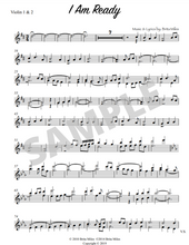 Load image into Gallery viewer, I Am Ready (Violin 1&amp;2) - PDF