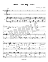 Load image into Gallery viewer, Have I Done Any Good? (SATB) - PDF