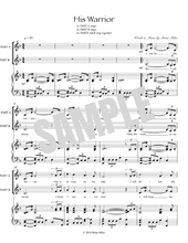 Load image into Gallery viewer, His Warrior (Original Sheet Music) - PDF